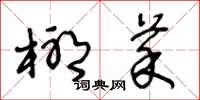 王冬龄椰菜草书怎么写