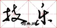 刘少英技乐草书怎么写