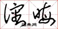 刘少英沈晦草书怎么写