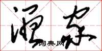刘少英湿家草书怎么写
