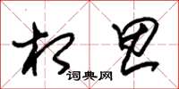 朱锡荣相思草书怎么写