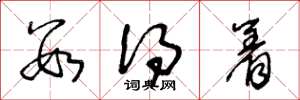 王冬龄数得着草书怎么写