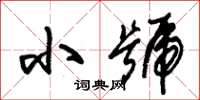 朱锡荣小号草书怎么写