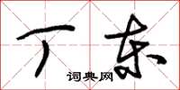 朱锡荣丁东草书怎么写
