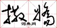 刘少英撒娇草书怎么写