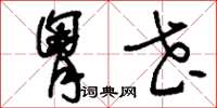 刘少英胸花草书怎么写