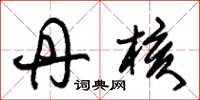 朱锡荣丹核草书怎么写