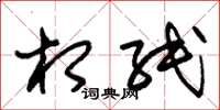 朱锡荣相纸草书怎么写