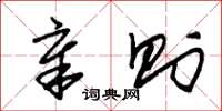 朱锡荣章则草书怎么写
