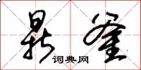 朱锡荣鼎釜草书怎么写