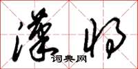 朱锡荣汉将草书怎么写