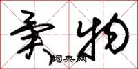 朱锡荣异物草书怎么写