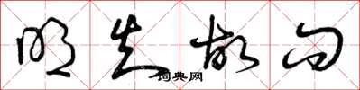 曾庆福明知故问草书怎么写