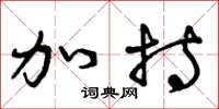 曾庆福加持草书怎么写