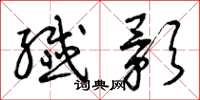 曾庆福纤影草书怎么写