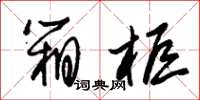 朱锡荣箱柜草书怎么写
