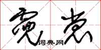 朱锡荣霓裳草书怎么写