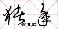 曾庆福猪年草书怎么写