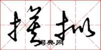 曾庆福摸拟草书怎么写