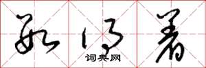 梁锦英数得着草书怎么写