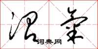 梁锦英沼气草书怎么写