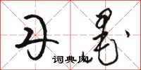 骆恒光丹墨草书怎么写