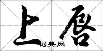 胡问遂上唇行书怎么写