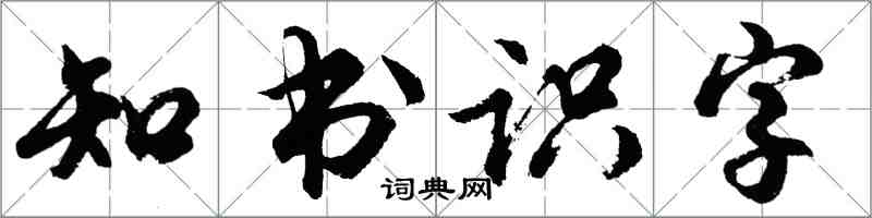 胡问遂知书识字行书怎么写