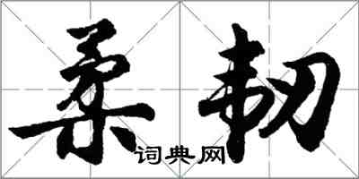 胡问遂柔韧行书怎么写