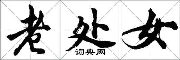 胡问遂老处女行书怎么写