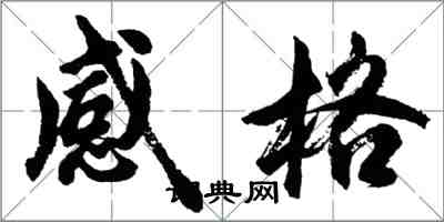 胡问遂感格行书怎么写