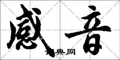 胡问遂感音行书怎么写