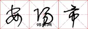 王冬龄安阳市草书怎么写