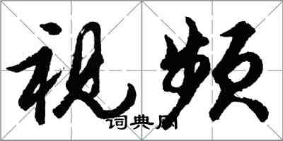 胡问遂视频行书怎么写