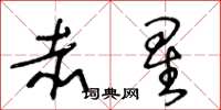 王冬龄赤星草书怎么写