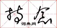 王冬龄持念草书怎么写