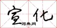 王冬龄宣化草书怎么写