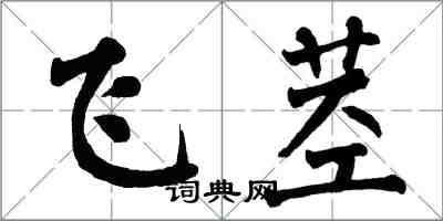 翁闿运飞茎楷书怎么写