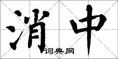 翁闿运消中楷书怎么写