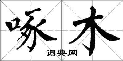 翁闿运啄木楷书怎么写