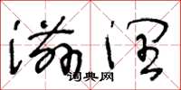 王冬龄滋润草书怎么写