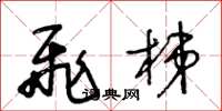 王冬龄飞梯草书怎么写