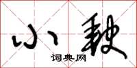 王冬龄小缺草书怎么写