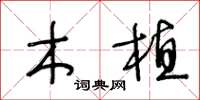 王冬龄木植草书怎么写