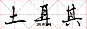 曾庆福土耳其行书怎么写