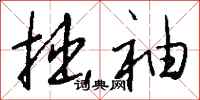 钱沛云拙袖行书怎么写