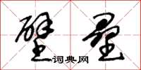 王冬龄壁垒草书怎么写