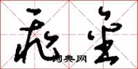刘少英飞金草书怎么写