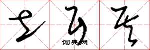 刘少英土耳其草书怎么写