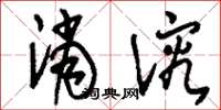 刘少英消溶草书怎么写